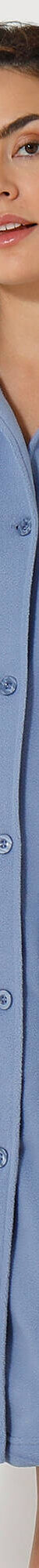 Peignoir polaire boutonné (bleu) Peignoir polaire boutonné (bleu)